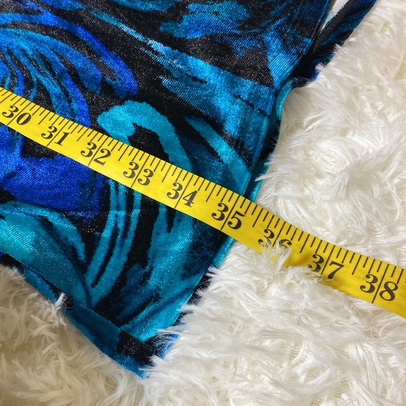 VENUS DRESS BLUE GREEN BLACK BODYCON LONG SLEEVED COCKTAIL DRESS V NECK … - Picture 13 of 13